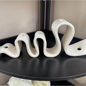 SIN Weylyn Ceramic Candelabra – Cream (West Elm)